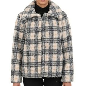 Cyn & Luca Plaid Coat